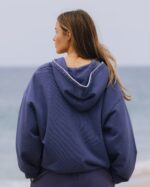 Daily Drills Americana Zip Hoodie Navy