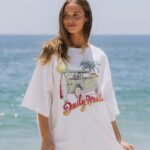 Daily Drills Bronco Beach Tee White
