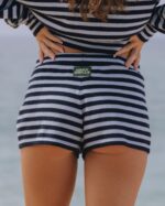 Daily Drills Cashmere Micro Shorts Navy&Powder