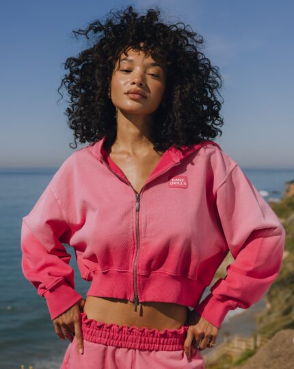 Daily Drills Double Zip Hoodie Sunsoaked Hot Shot