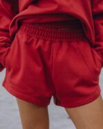 Daily Drills Fleece Super Shorts Vintage Red