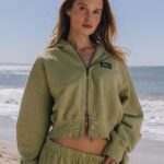 Daily Drills Heavyweight Double Zip Hoodie Matcha