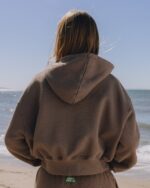 Daily Drills Heavyweight Double Zip Hoodie Mocha