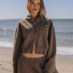 Daily Drills Heavyweight Double Zip Hoodie Mocha