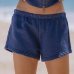 Daily Drills Heavyweight Mini Sweat Shorts Navy
