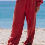 Daily Drills Heavyweight Straight Leg Sweats Vintage Red