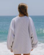 Daily Drills Oversized Fleece Lucky Crew Grey