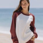 Daily Drills Oversized Raglan Thermal Bodega + Cream