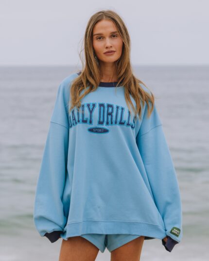 Daily Drills Oversized Sport Crew Malibu