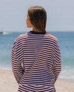 Daily Drills Striped Cotton Long Sleeve Bodega + White