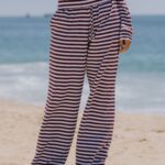 Daily Drills Striped Cotton Pants Bodega/White