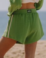 Daily Drills Thermal Resort Shorts with Stripes Lucky