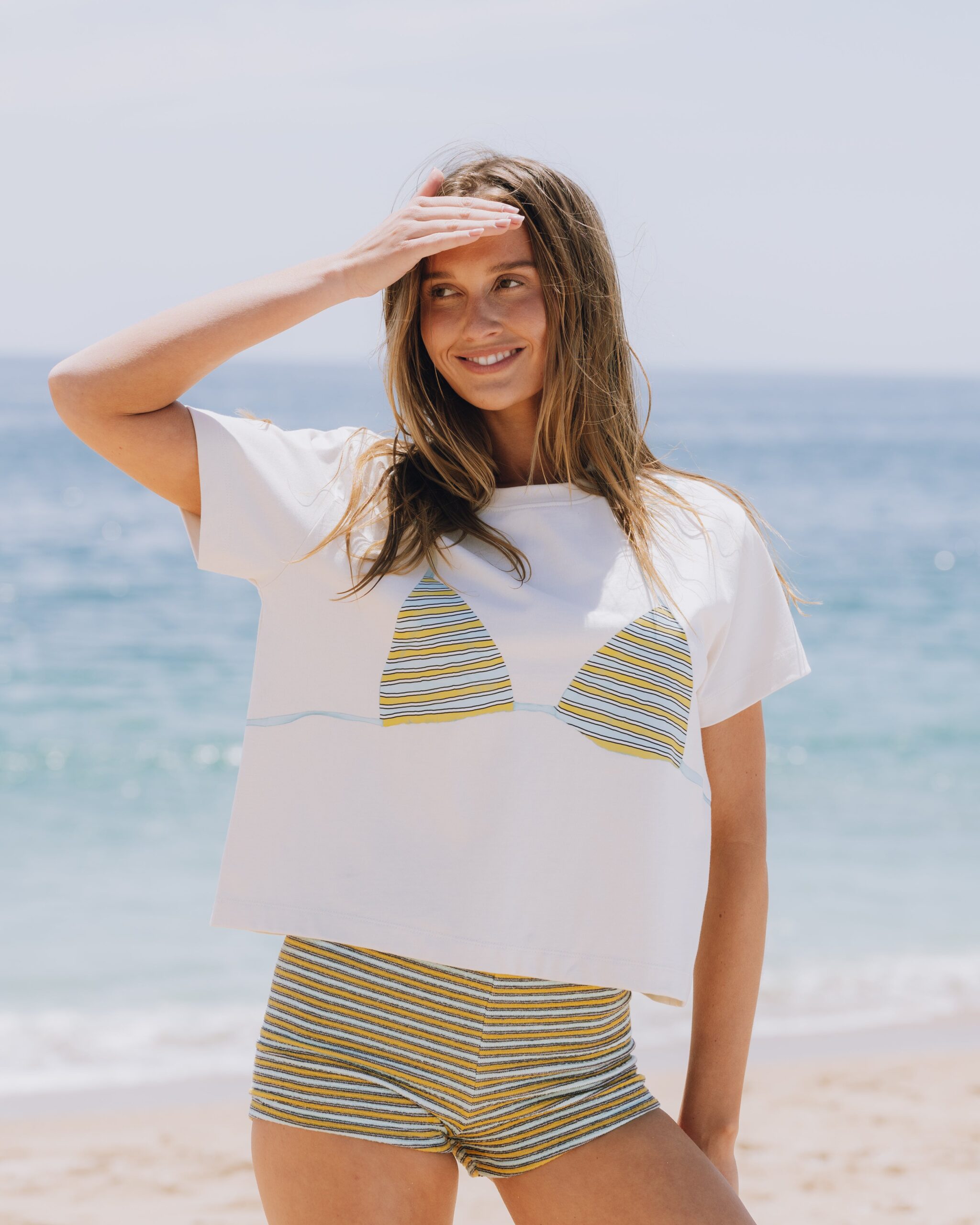 Daily Drills X Beach Week Bikini Boxy Tee Daily Drills X Beach Week Bikini Boxy Tee
